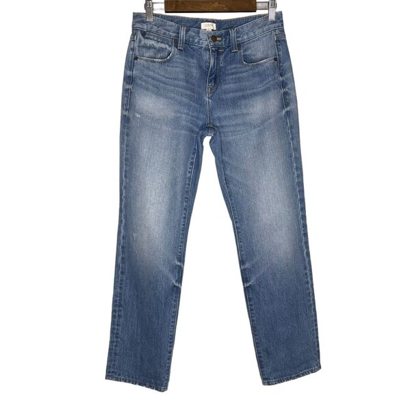 J.Crew Factory Women's‎ Summer Boyfriend Jeans 100% Cotton Size 26 - Picture 1 of 10